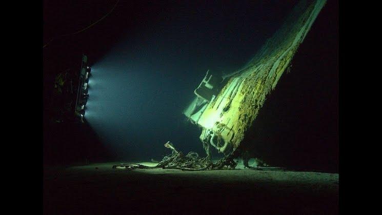 Image de l'épave du HMAS Sydney II