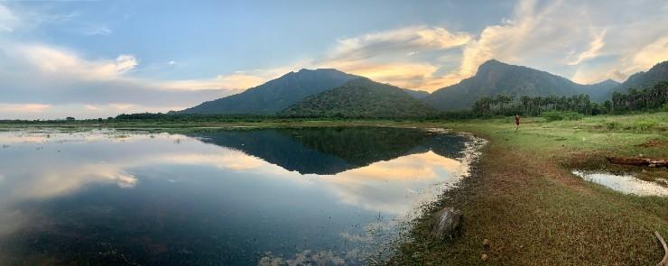 un lac à Dindigul Tamil Nadu