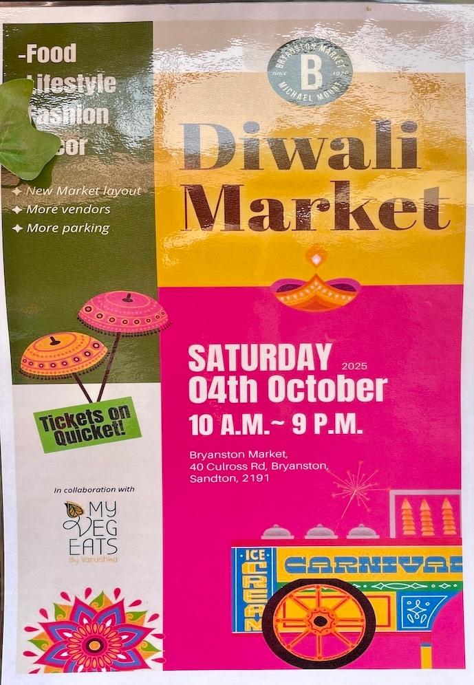 Diwali au Bryanston Market