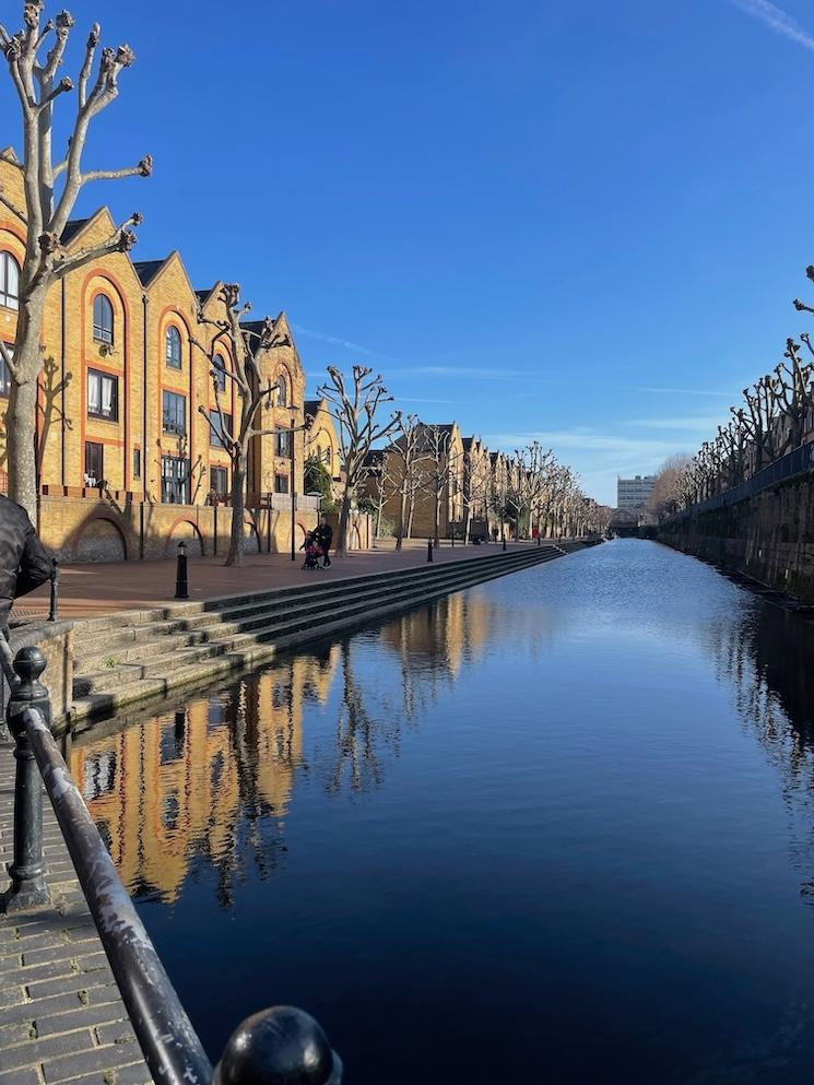 Les Docks St Katharine, un des coins préférés de Blandine à Londres (Crédit : Delphine Gourgues)