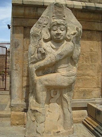 Une sculpture de Dwarapala