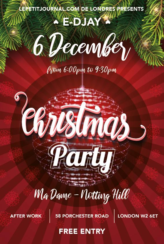 Christmas Party decembre E-DJAY