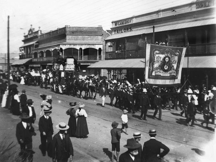 Défilé Eight Hours Day Fortitude Valley Brisbane 1908