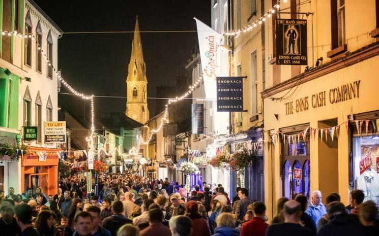 Ennis at Night, Fleadh, 2016