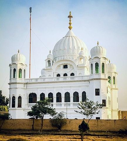 Entree du corridor de Kartarpur entre l'Inde et le Pakistan