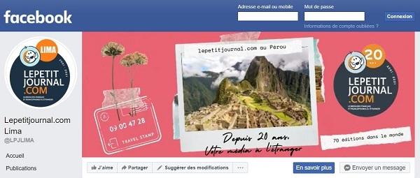 Le Petit Journal de Lima via facebook