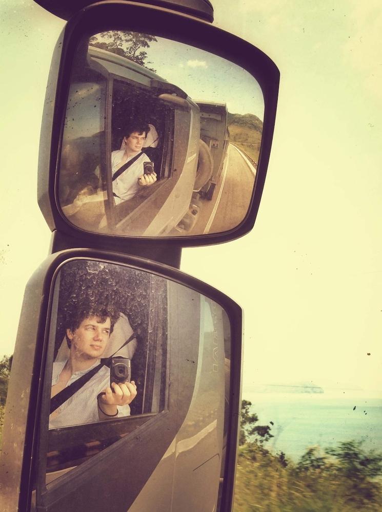 Jonathan Salamon lors de son voyage en Amérique du Sud 