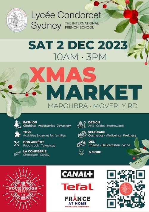 Le lycée de Condorcet organise le marché de noel à Sydney