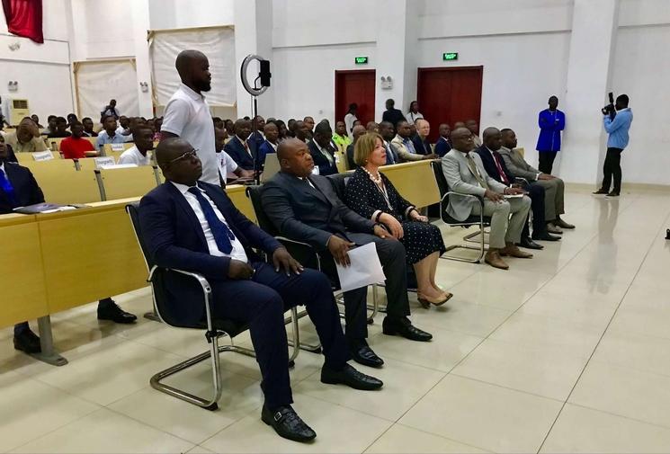Les acteurs de la création du FabLab de Brazzaville