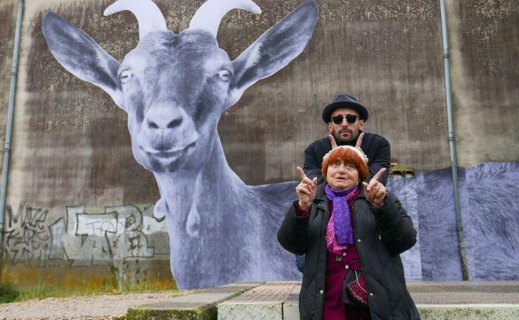 Visages Villages, réalisé par Agnès Varda et JR avec Jean-Luc Godard