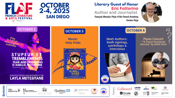 Le premier festival de la littérature et des arts francophone de San Diego