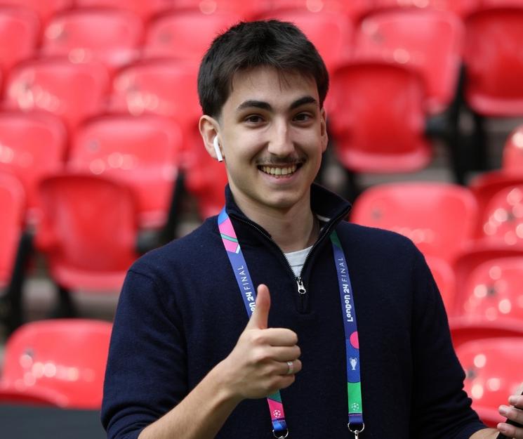 Lino Giafferi à Wembley lors de la finale de la Ligue des Champions 2024