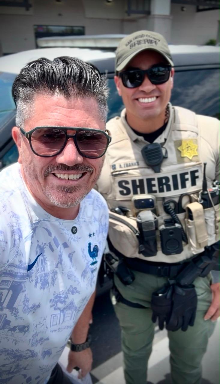 Franck Pedretti avec le Sheriff