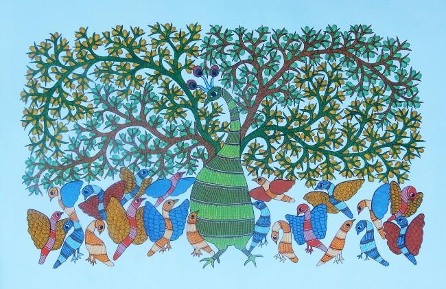 art tribal indien gond