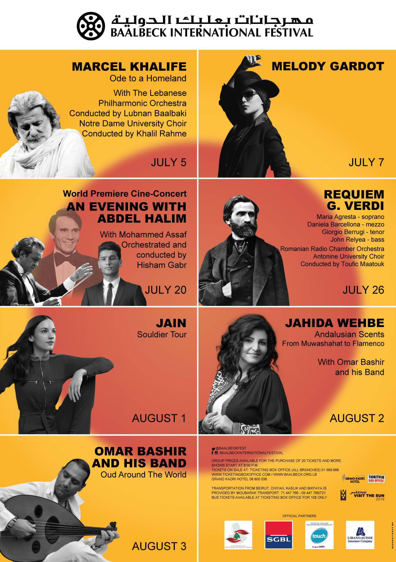 Festival international de baalbeck programme 2019