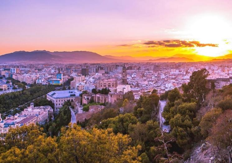 Point de vue depuis le château de Gibalfaro / beleefmalaga (Instagram)