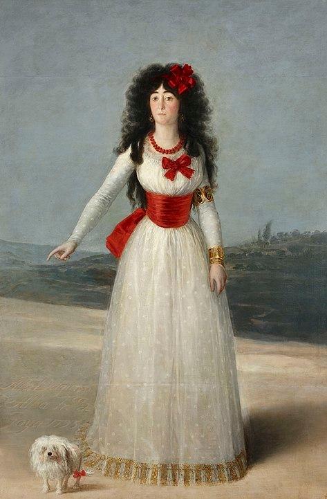 Portrait de la duchesse de Alba, par Goya