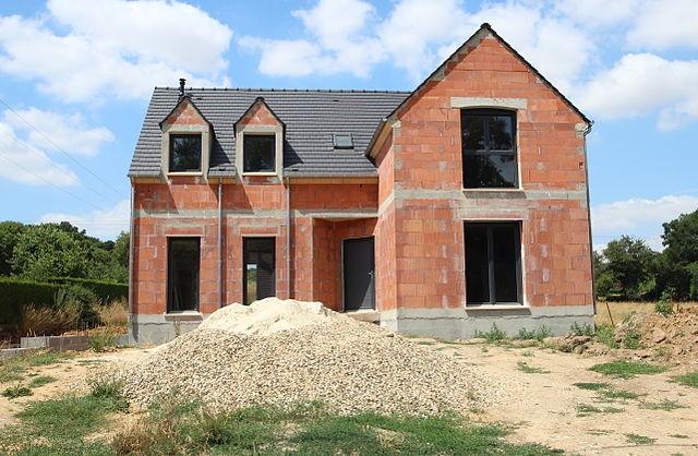 Maison individuelle en construction