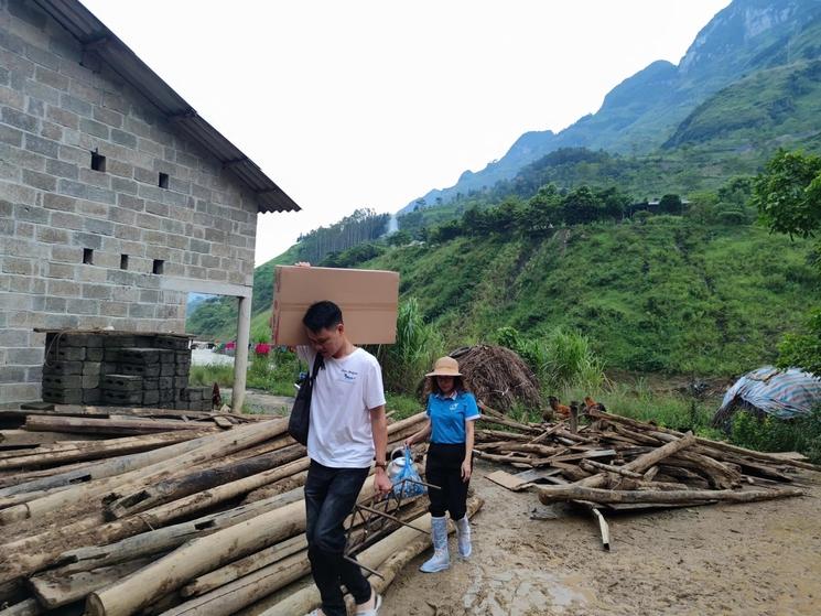 Ha Giang loop inondation tempête