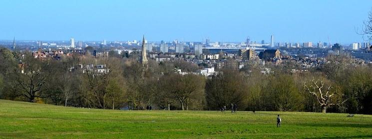 Hampstead Heath parc Londres grand