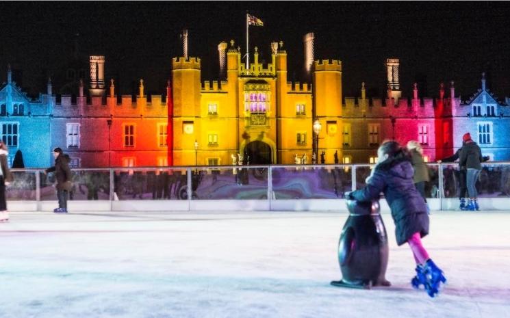 La patinoire de Hampton Court