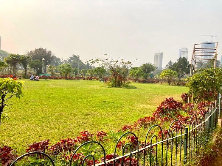 Le jardin Hanging Garden à Malabar Hill à Mumbai