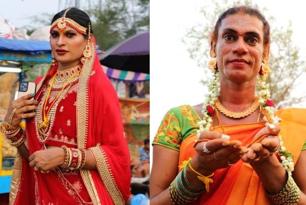 Hijras en beauté pour leur mariage