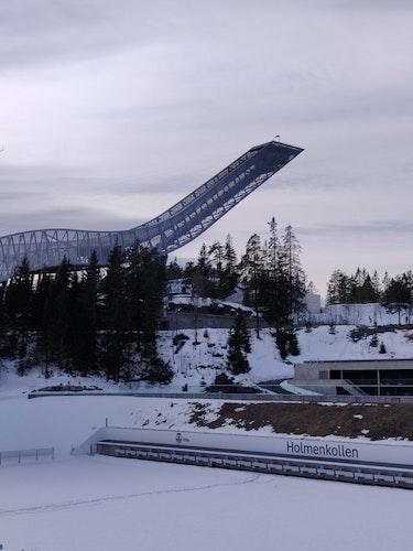 piste saut ski Holmenkollen Norvège 