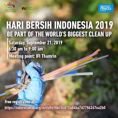 world cleanup day Jakarta Indonesie
