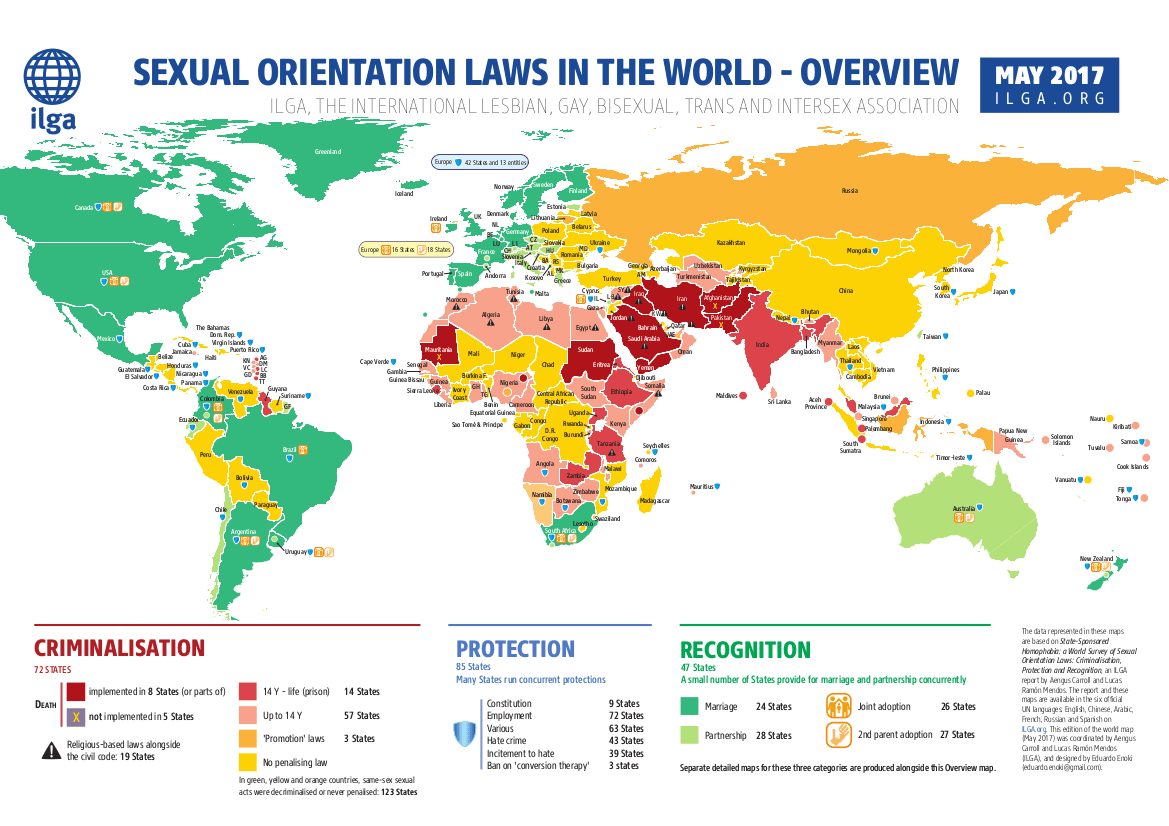 criminalisation homosexualité monde