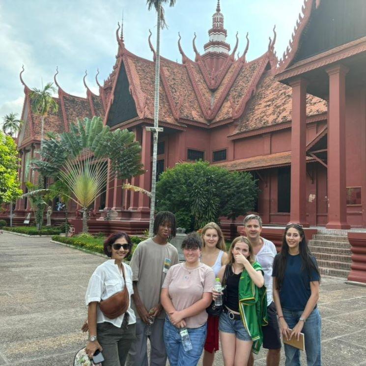 Les élèves du LFIM lors de la MUN au Cambodge 