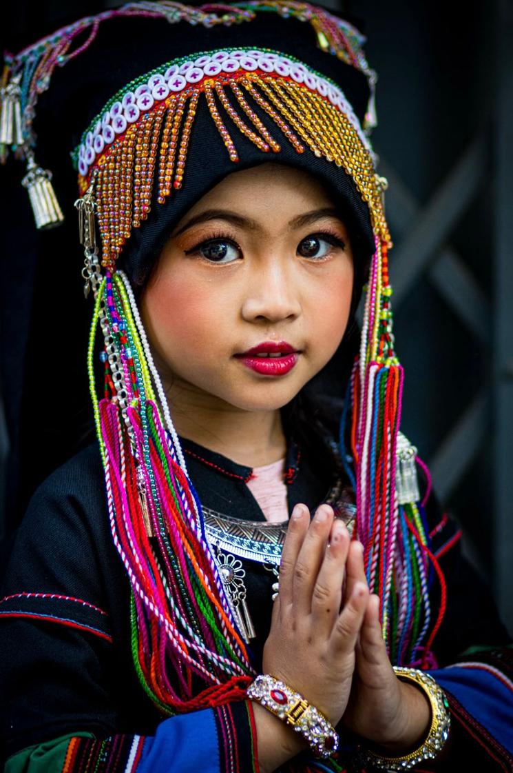 Petite fille Thaïlande 