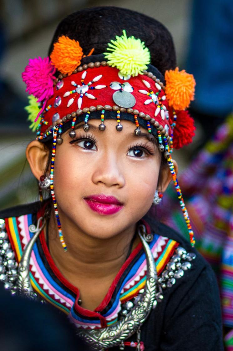 Petite fille Thaïlande