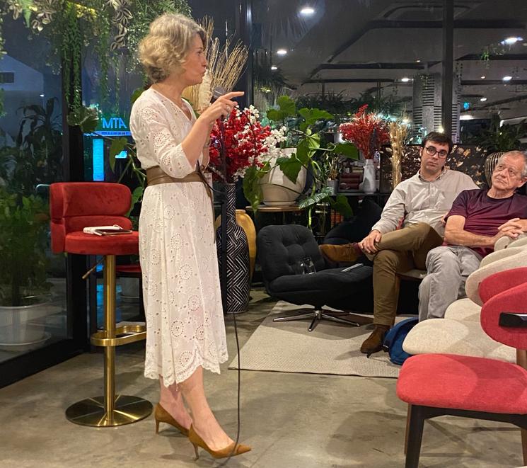 Année Genetet, députée des Français de l’étranger, à Bangkok