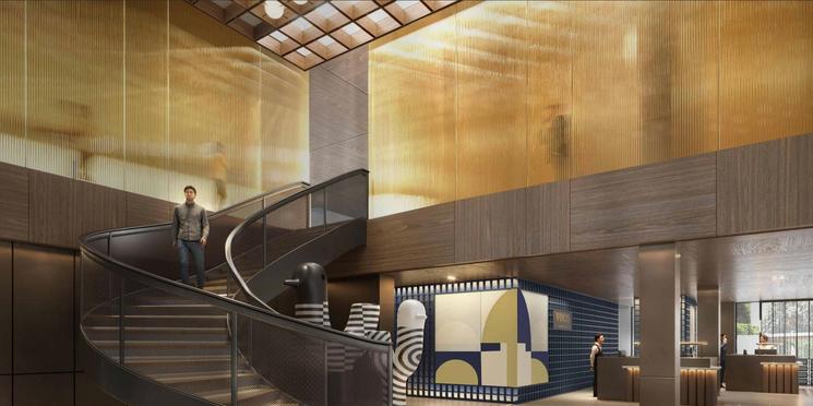 Intérieur de l’hôtel voco Bangkok Surawong 