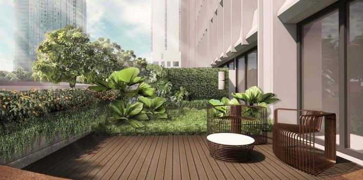 Terrasse hôtel voco Bangkok