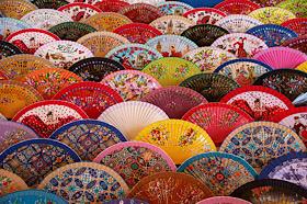 Éventails flamenco