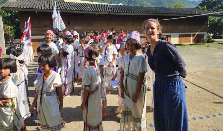 Caroline Guignard en Thaïlande 
