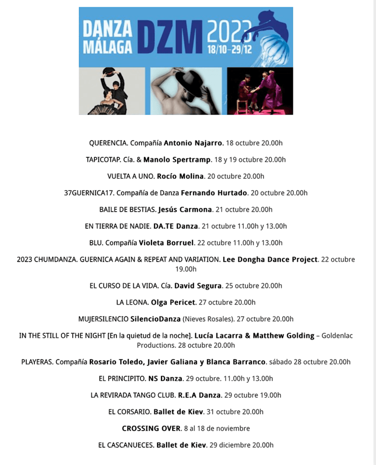 Danza Malaga 2023