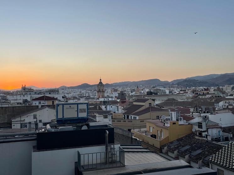 Point de vue de la terrasse de l’Hotel Molina Larios / Marine Boullenger
