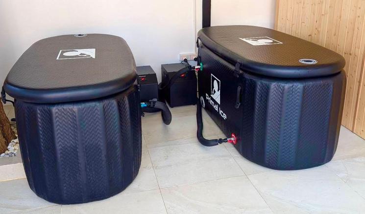 Deux bains glacés professionnels 