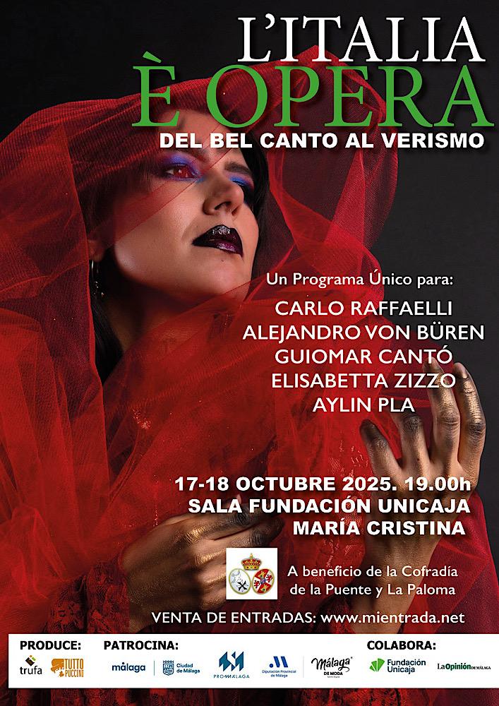 « L'Italia é Opera » célébration de la Semaine de l'opéra italien à Málaga