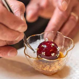 Plat restaurant Blossom / Guide Michelin