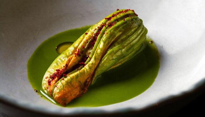 Plat restaurant Kaleja / Guide MichelinBlossom