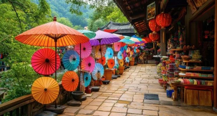 Marché aux ombrelles