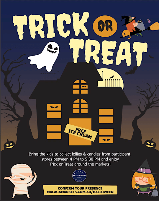 Affiche « Trick or Treat »