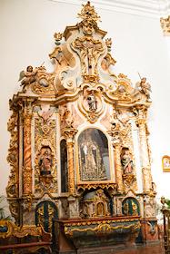 Décorations de style baroque dans la cathédrale de Huelva ©Arthur Venot