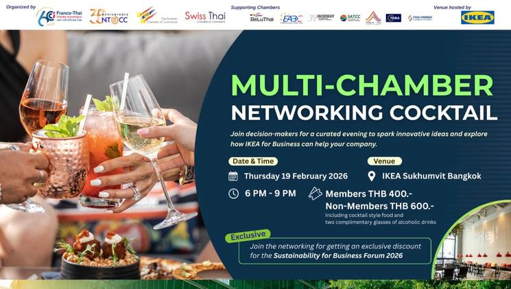 Cocktail multi chambres de commerce Thaïlande 