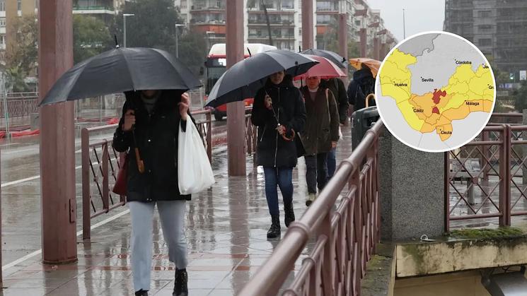 Avisos en Andalucía para la primera semana de febrero de 2026 / JOSÉ ÁNGEL GARCÍA / AEMET