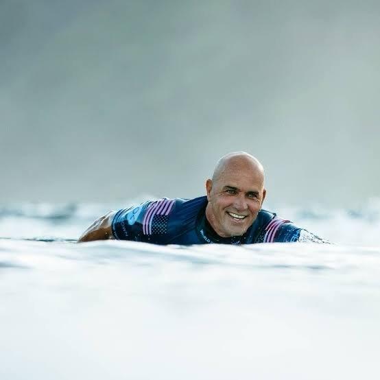 Kelly Slater pendant la competition Tahiti Pro 2026 © Ed Sloane/World Surf League